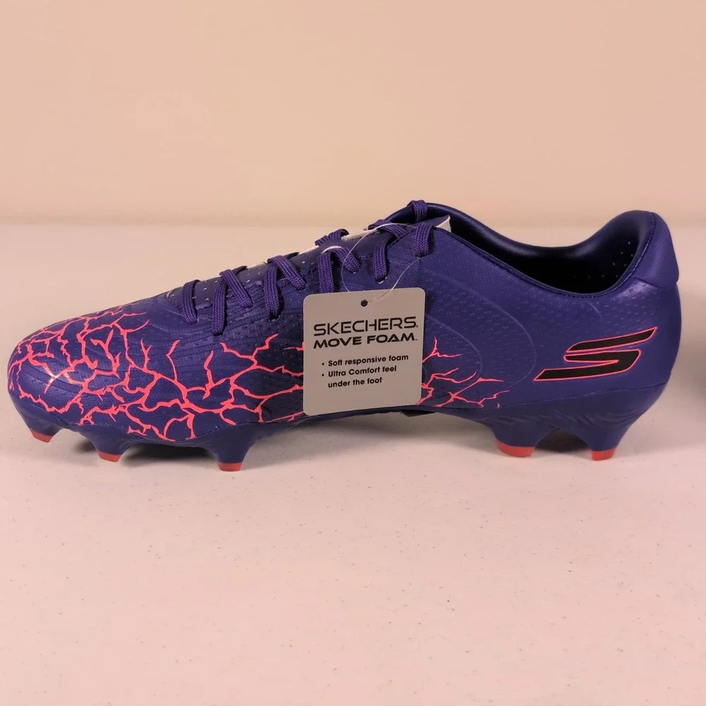 Skechers SKX 1.5 FG Soccer Cleats Purple Mens Size 10.5 Football Boots 252017